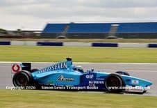 Benetton B201. Mark Webber, Silverstone testing 2001