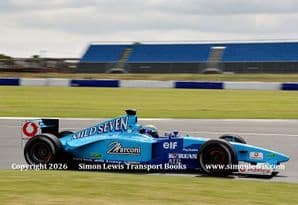 Benetton B201. Mark Webber, Silverstone testing 2001