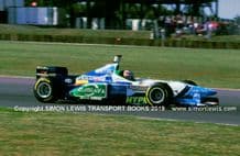 Benetton-Ford B196. Photo. Gerhard Berger. British GP 1996