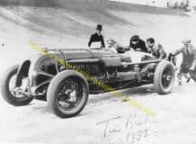 Bentley Birkin Blower Being Push-Started At Brooklands C.1932 . Photo (b)