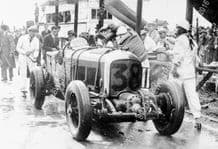 Bentley 'Blower' 4.5. Benjafield/Hall Pits Stop 1930 Brooklands 500 Miles