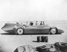BLUEBIRD Malcolm Campbell & team 1935 Daytona Beach (Side)