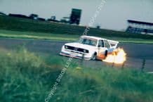 BMW 320 Turbo Group 5 Ronnie Peterson . Silverstone 6 Hours 1978. Flame spitting photo