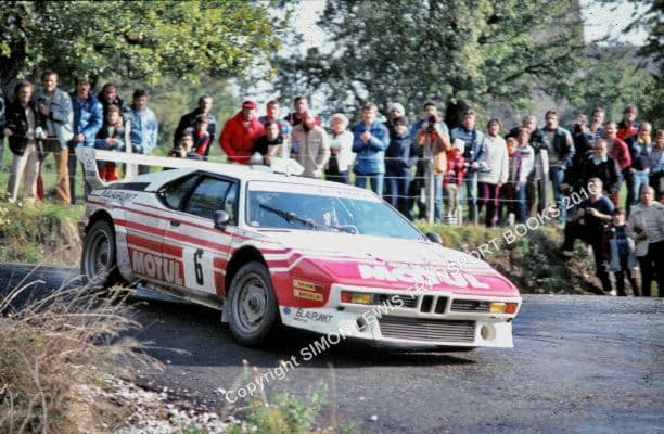 BMW M1 Bernard Beguin Possibly Lyon-Charbonnières Rally 1983