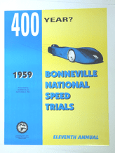 BONNEVILLE SPEED TRIALS 1959 Repro poster CHALLENGER 1 Land Speed Record Car