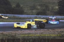 Boxer RP276 (Brian Henton) & Penske (Magee) Oulton Park Shellsport 5000 Sept 1976 action photo