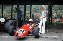 Brabham BT21 Buick. Photo. Peter Boshier-Jones. Shelsley Walsh Hillclimb 1974 (a)