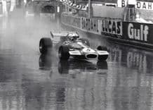 Brabham BT33 Jack Brabham Photo Monaco GP 1970 In Rain