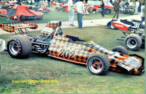 Brabham BT33 Simon Riley Prescott hillclimb paddock 1977