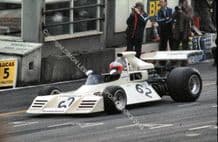 Brabham BT42  John Watson 1973 Brands Hatch F1. Colour photo