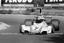 Brabham BT44. Photo. Carlos Reutermann, German GP 1975 Nurburgring