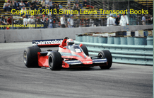 Brabham BT46 Alfa Romeo. John Watson 1978 Long Beach GP. Colour photo