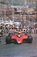 BRABHAM BT48 ALFA ROMEO V12 Niki Lauda. Monaco 1979 poster 35x24" ( 910x610mm)