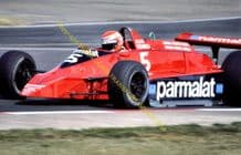 Brabham BT48 Alfa Romeo. Niki Lauda British GP 1979 . Colour 10x7"  action photo