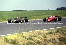 Brabham BT48 (Lauda) and Lotus 79 (Rebaque). Photo.  British GP 79