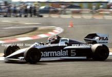 Brabham BT52 BMW Turbo. photo.  Nelson Piquet, British GP 1983 (B)