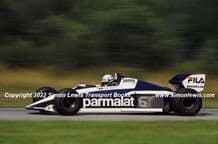 Brabham BT52 BMW Turbo. photo.  Riccardo Patrese. Austrian GP 1983