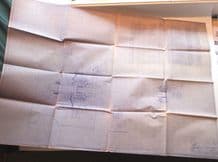 BRABHAM BT58 1989 F1 CAR original plan blueprint for drive-shaft / rear hub