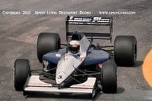 Brabham BT60B Judd.photo.  Giovanna Amati  Mexico GP 1992