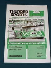 Brands Hatch 1984 April 23 THUNDERSPORTS (rd.2)