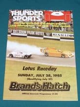 Brands Hatch 1985 July 28 THUNDERSPORTS (rd.5)