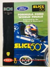 BRANDS HATCH 1997 October 18-19 Formula Ford WORLD FINALS/FESTIVAL Programme ticket etc.
