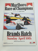BRANDS HATCH F1 Race of Champions F1 1983 programme. SIGNED Sullivan.Johansson & Guerrero