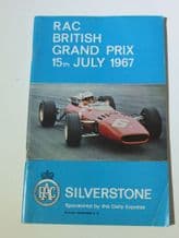 BRITISH GP F1 1967 SILVERSTONE original race program