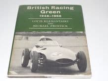 BRITISH RACING GREEN 1946-1956. (Klementaski & Frostick 1957)