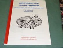 BRITISH SPEEDWAY FOURS - 4 TEAM CHAMPIONSHIP (Jones 1995).