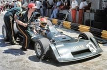 BRM P160 F Migault Brazil GP 1974 pits