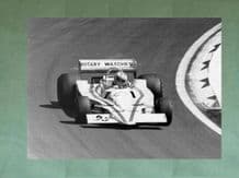 BRM P207 Conny Anderson French GP 1977 Rare 10x7 inch photo