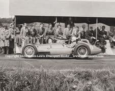 BRM V16 Mk1  Stirling Moss . Pitting, Dundrod 1952