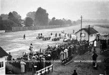 Brooklands 500 miles race 1932. Photo of Start with MGs.