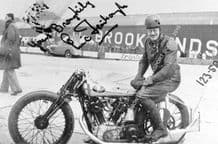 Brough Superior. Eric Fernihough. Brooklands lap record holder .Photo (b)