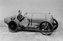 Bugatti Brescia . Photo. With streamlined body. P L Densham 1926 (side)