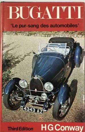 BUGATTI ' LE PUR- SANG DES AUTOMOBILES' (Conway 1979) 3rd edition