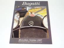 Bugatti : Motorfair, October 1987