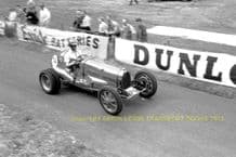 Bugatti T35 Peter Stubberfield Bo'Ness Hillclimb 1952 10x7" photo