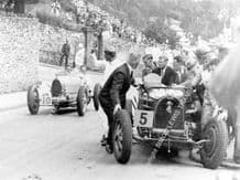 Bugatti T35C Mathieson and T35B Fotheringham Mannin Moar race 1933. photo