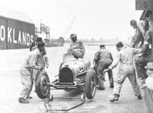 Bugatti T59 Earl Howe Brooklands Pit stop 1935 BRDC 500