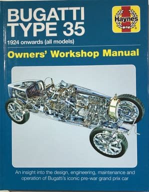 BUGATTI Type 35 Owners' Workshop Manual (Parker 2018)