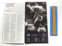 BUICK'S OPEL GT original 1969 US brochure 8 page gatefold