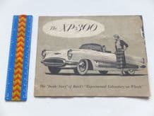 BUICK XP-300. GM Concept Car . Original Brochure, 1951. 12 pages