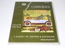 CARBOOKS A DIGEST OF MOTORS & MOTORING Vol 22 1922 PART 2 (Frostick c. 1974)