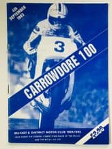 CARROWDORE 100 (.N.I.)  1993 Sept 4   Motocycle road race programme