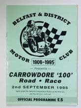 CARROWDORE 100 (.N.I.)  1995 Sept 2   Motocycle road race programme
