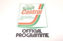 CASTROL RALLY POINT Long Marston 1972