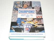 CHAMPIONS - HAWTHORN - HILL - CLARK - SURTEES - STEWART - HUNT - MANSELL(Hilton)