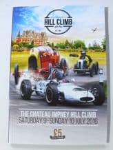 Chateau Impney Hillclimb 2016 July 9-10 programme + ticket